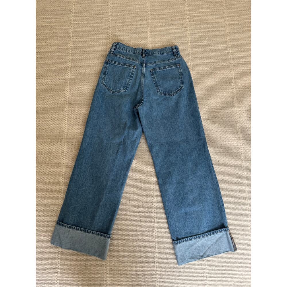 Frame - High Rise Wide Leg Jeans With Hem $284 Size 27 - Picture 4 of 6